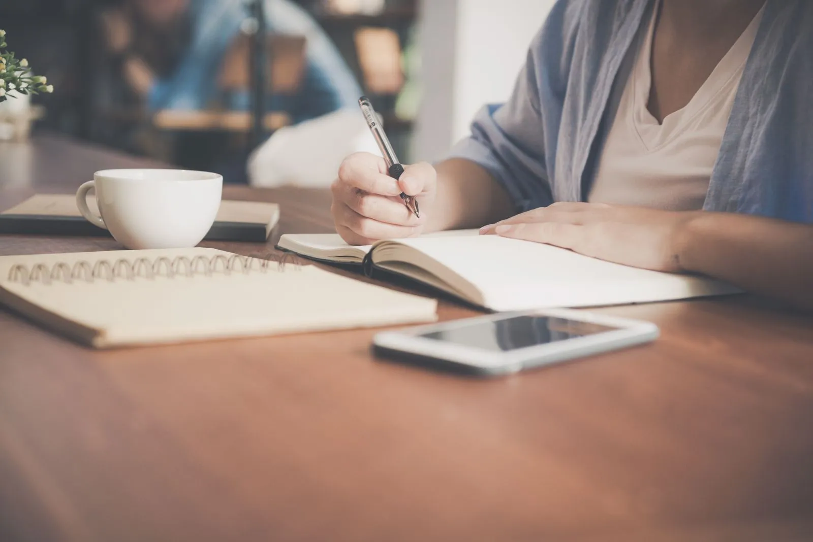 agendar próximos pasos en la libreta